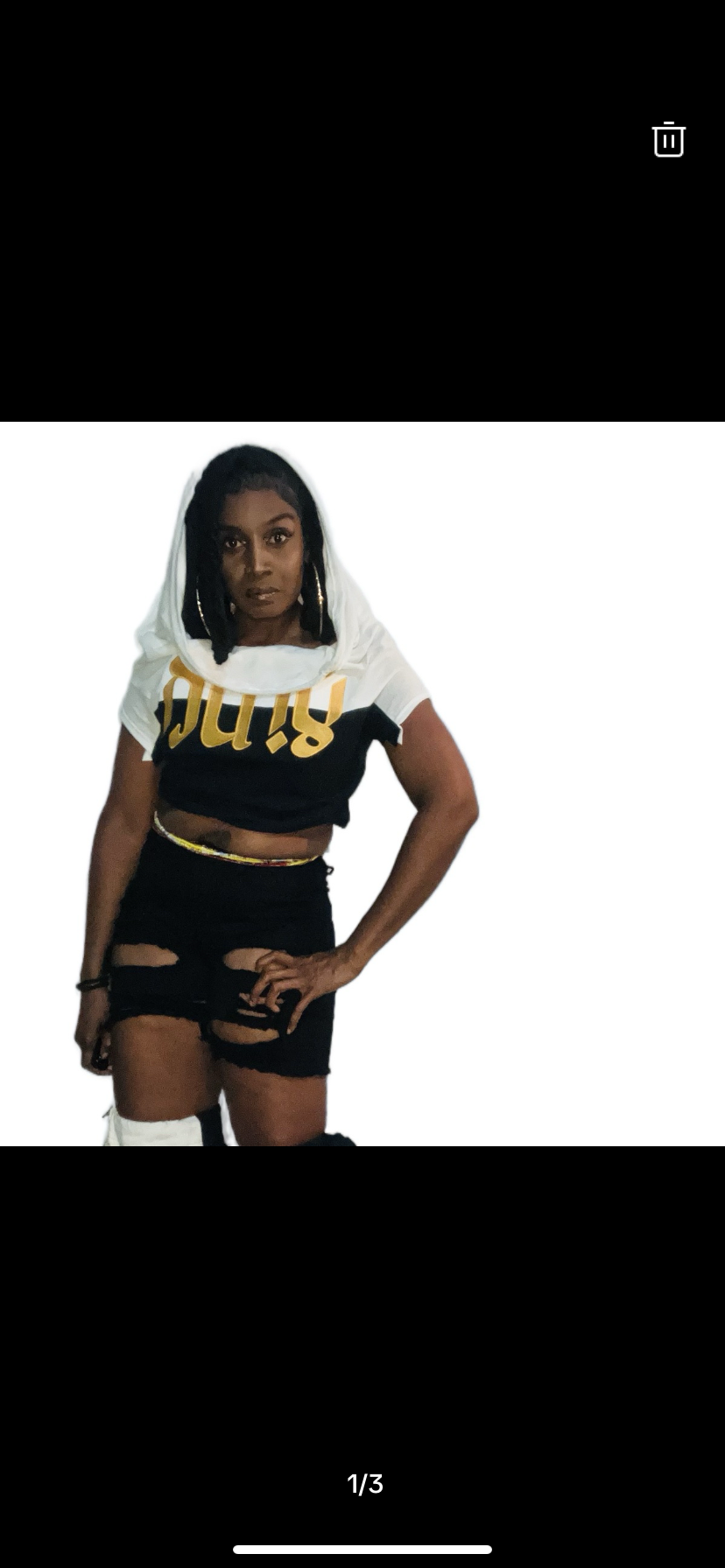 SI’NU UPSIDE DOWN T-SHIRT Ambigram (gold)