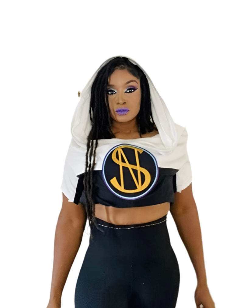 Short Sleeve F/B Logo Upside Down T-Shirt Dress