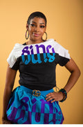 SI’NU UPSIDE DOWN T-SHIRT AMBIGRAM (multi-color)