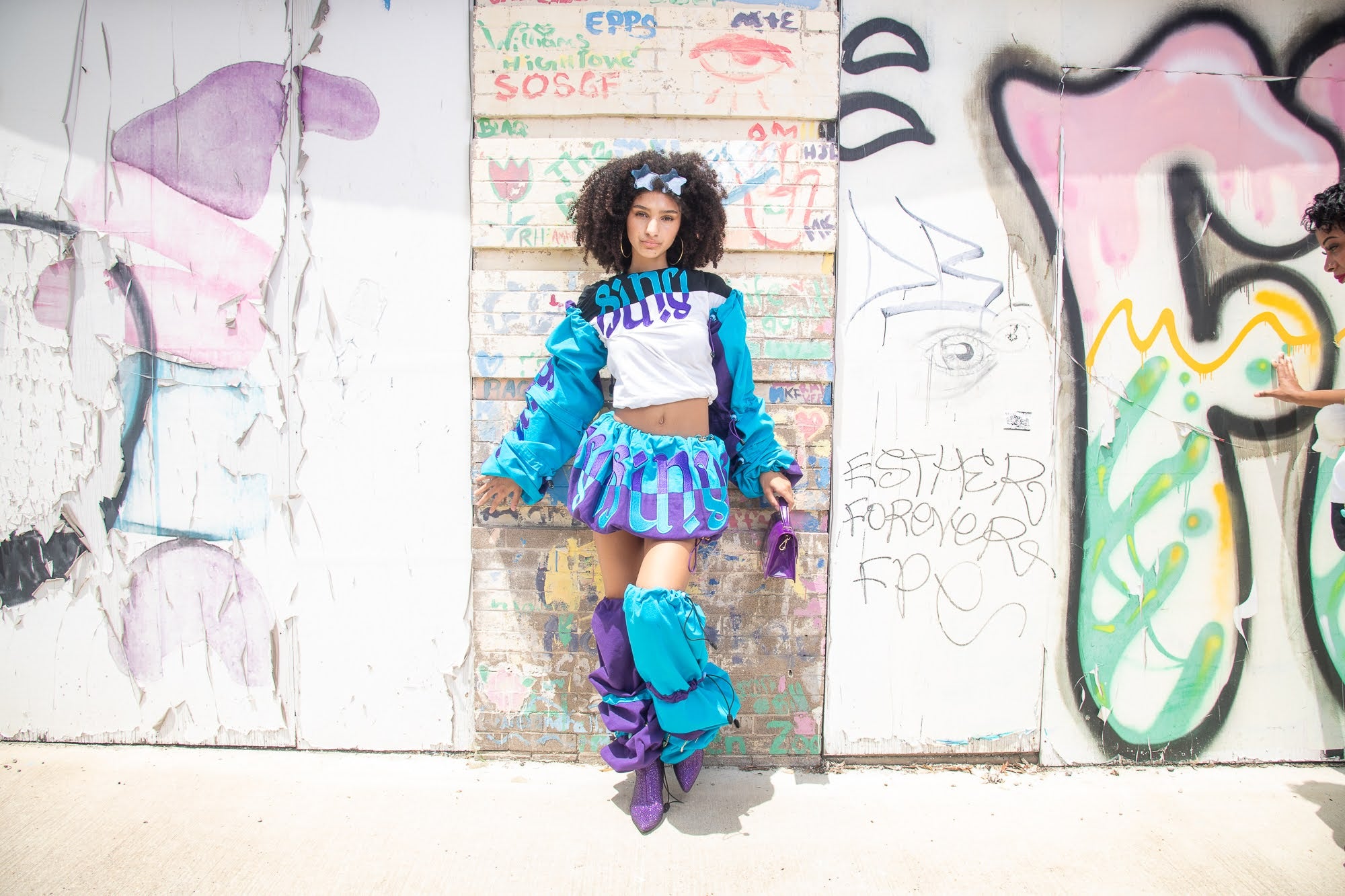 SI’NU FULL SET AMBIGRAM LOGO (purple/ turquoise)