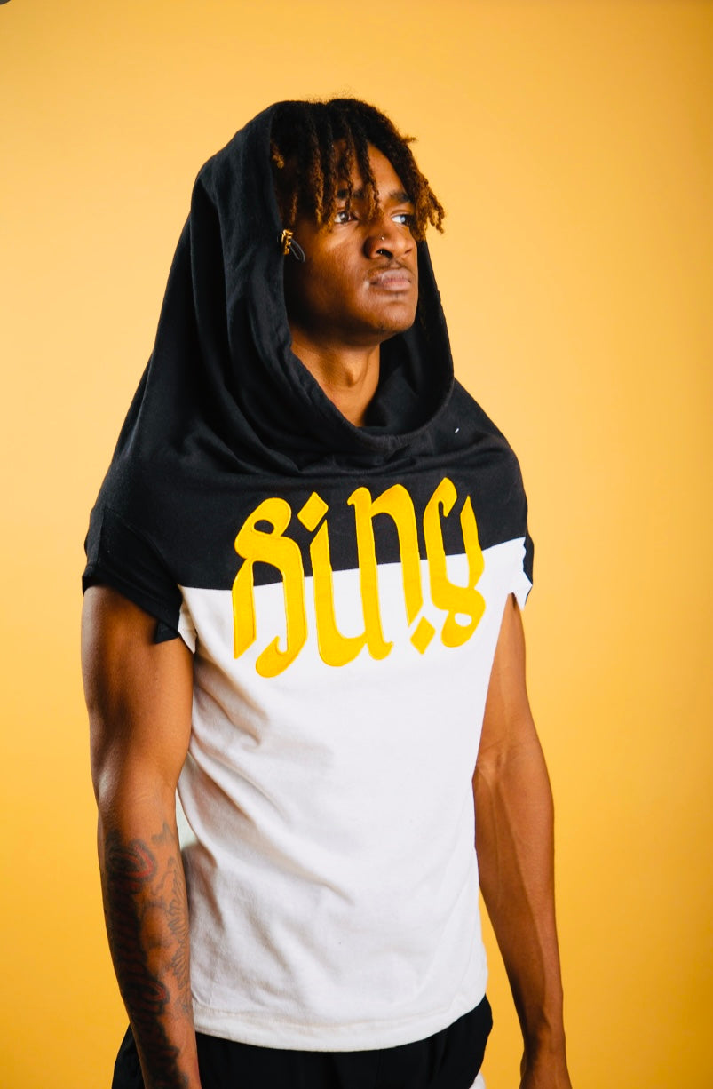 Short Sleeve Ambigram Upside Down T-Shirt